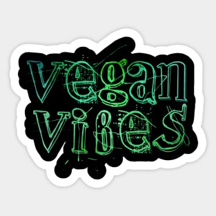 Vegan Vibes Vegan Activism, Vegan Christmas Gifts 2023 Sticker